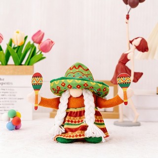 Âm nhạc Gnomes Đồ trang trí trong nhà, Đồ trang trí ngày lễ Gnome mùa xuân hè, Gnomes nhồi bông thủ công