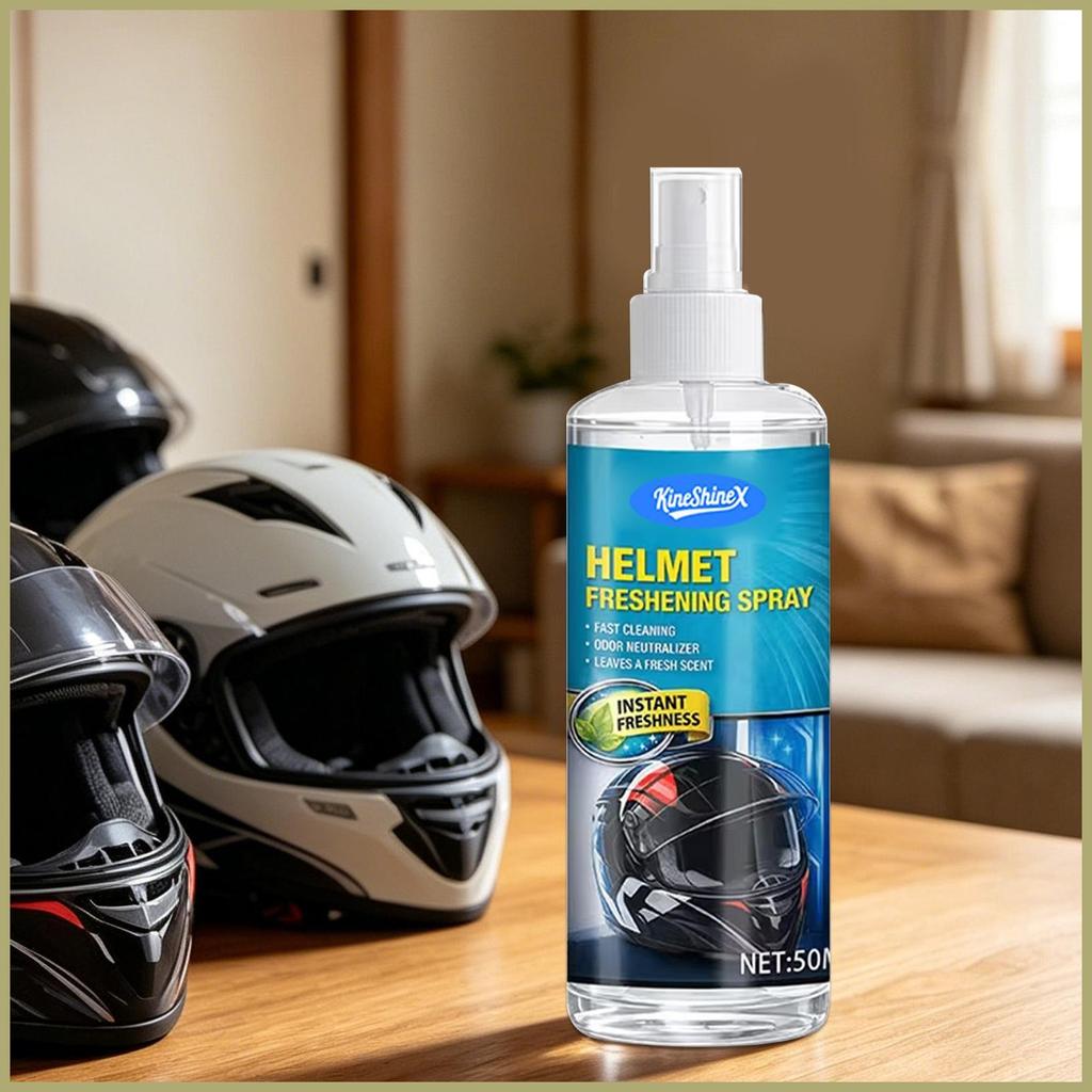 Xịt làm sạch mũ bảo hiểm 50ml di động cho xe máy điện abrtedvn