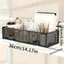 Giỏ đựng đồ đầu giường AMLU, Giỏ dây treo không khoan tiết kiệm không gian, Giá đỡ giường sắt dung tích lớn Giá đỡ kệ đầu giường cho bé Đường ray giường