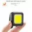 Đèn pha xe đạp leo núi Đèn trước đi đêm USB có thể sạc lại Đèn pin siêu sáng Cảnh báo đuôi đèn đỏ đen
