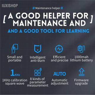 iuxishop Yunseity DSO152 Máy hiện sóng cầm tay kỹ thuật số cầm tay ô tô với màn hình LCD 2,8 inch Tốc độ lấy mẫu 2,5MS / giây Băng thông 200KHz để giảng dạy sửa chữa (Tiêu chuẩn DSO152 - Màu xanh lam)