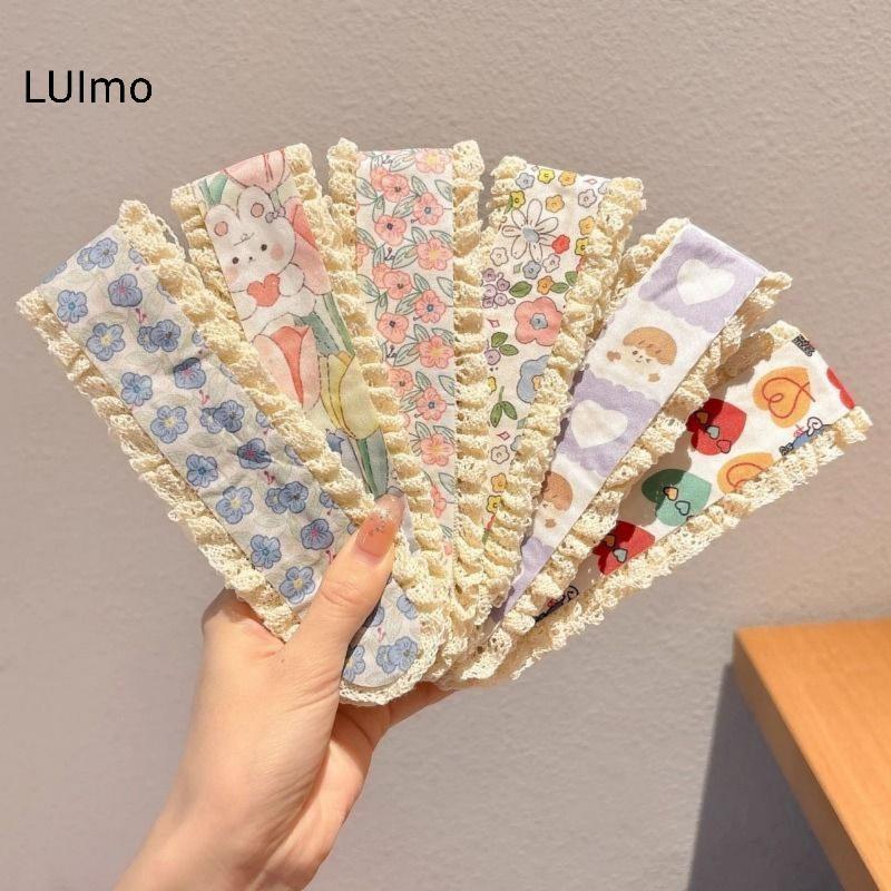 LUImo Tóc Viền Stier 5 Bộ Họa Tiết Hoa Dễ Thương Giữ Mạnh Mẽ Miếng Dán Tóc Trước Để Làm Sạch Da Mặt SBS