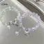 LUImo Ngọt Pha Lê Đính Hạt Vòng Tay Nữ Quyến Rũ Bướm Mặt Dây Chuyền Vòng Tay Trang Sức Thời Trang Phụ Kiện Bạn Gái Quà Tặng SBS