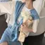 Bluelover Hàn Quốc Khăn Choàng Dệt Kim Mùa Hè Điều Hòa Không Khí Cổ Giả Ne Bảo Vệ Đan Mỏng Thắt Nút Mũi Đeo Vai Khăn Cho Nữ Mới