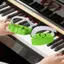 Máy tập ngón tay Piano cho trẻ em Dụng cụ chỉnh hình cầm tay mô phỏng với thiết kế chống mồ hôi để học nhạc