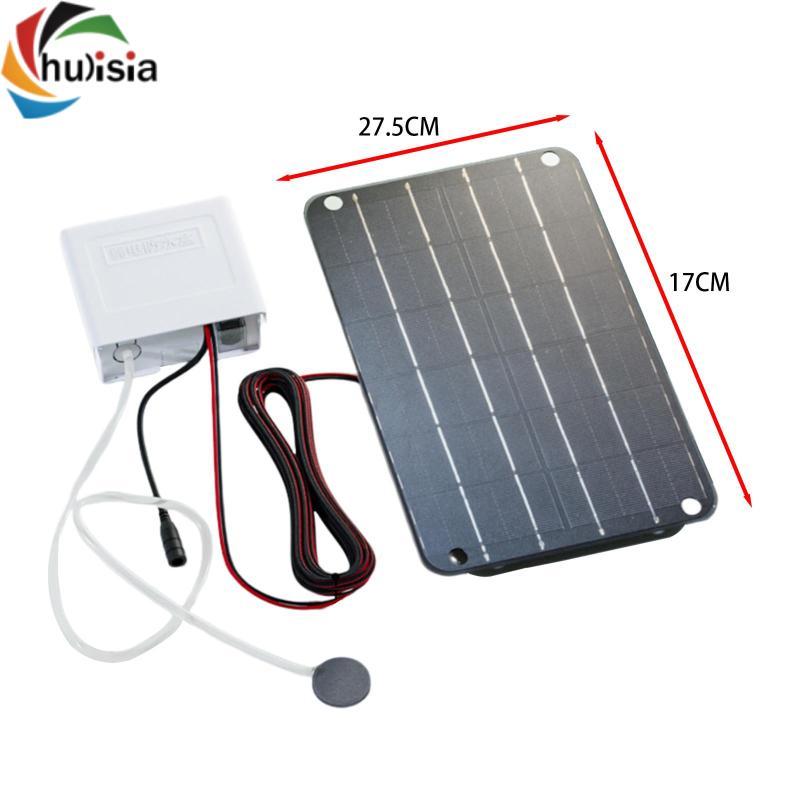 Máy sục khí ao năng lượng mặt trời Máy bơm oxy yên tĩnh chống nước di động 6V Máy bơm không khí năng lượng mặt trời cho bể cá thủy canh Ao cá nhỏ ngoài trời
