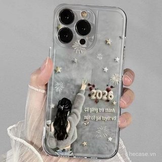 Ốp Điện Thoại Phong Cách Mới Văn Bản Thời Trang Cô Gái Thích Hợp Cho iPhone 14promax 13promax 12promax 14 13 12 11 pro max 15 16 17 promax xr xs 16pro 15pro Ốp Silicon Chống Sốc