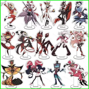 HT3 Hazbin Khách sạn Tấm Đứng Acrylic Giá Đỡ Charlie Morningstar Ký Đứng Anime Trang Trí TH3