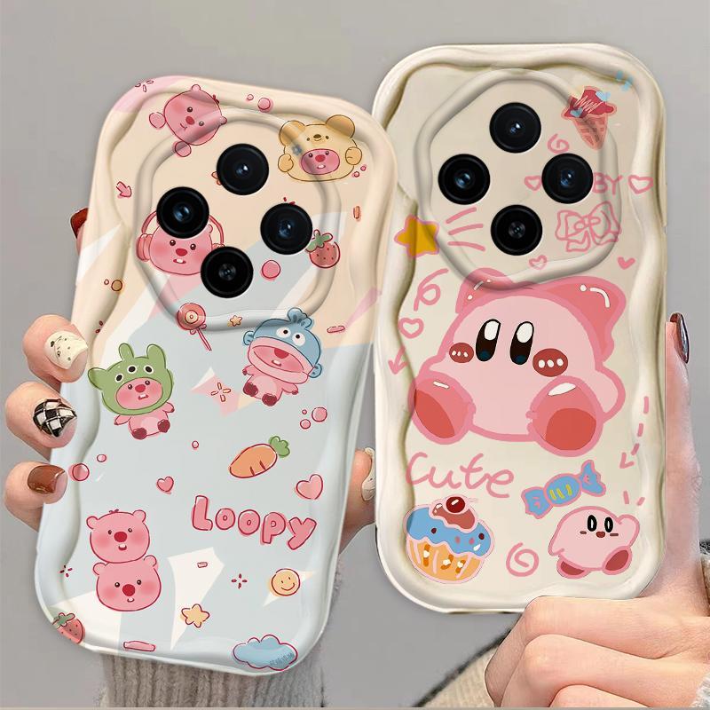 Thích hợp cho Redmi 14C 3D Wave Soft TPU Loopy Kirby Vỏ điện thoại chống sốc
