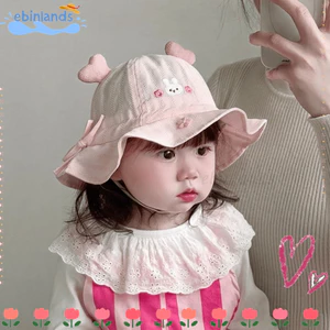 EBINLANDS Mũ Xô Cho Bé, Lưới Thoáng Khí Có Thể Điều Chỉnh Mũ Người Cá, Thỏ Nhỏ Dễ Thương Hoạt Hình Mũ Chống Nắng Mùa Hè