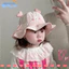 EBINLANDS Mũ Xô Cho Bé, Lưới Thoáng Khí Có Thể Điều Chỉnh Mũ Người Cá, Thỏ Nhỏ Dễ Thương Hoạt Hình Mũ Chống Nắng Mùa Hè