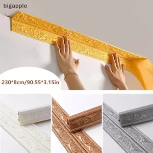 Bigapple Tự Dính Bọt Đường Viền Cho Khung Cửa Cửa Sổ Sill Góc Đúc Trang Trí RDG