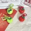 AqToCna Thời Trang Dễ Thương Mô Phỏng 3D Trái Cây Móc Khóa Hoạt Hình Tai Nghe Vỏ Mặt Dây Chuyền Sáng Tạo Kawaii Bapa Phụ Kiện Trang Trí Quà Tặng AqToCna