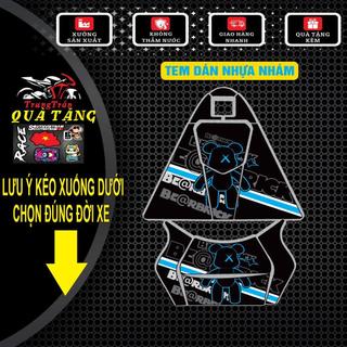 COMBO TEM MẪU GẤU DÁN NHỰA NHÁM 3 LỚP HOT TREND 2026
