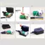 Đầu nối ge DB9 RS232 Nam Nữ 9 Pin RS485 Đầu nối đột phá n