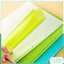 Bộ 4 Bìa nhựa tab phân trang sổ còng A5 / B5 / A4 màu trong suốt, xanh dương Bìa nhựa làm Binder