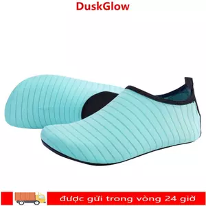Giày Nước DUSKGLOW, Nam Nữ Mềm Mại Dép Đi Biển, Giày Đi Biển Ánh Sáng Chống Trơn Trượt Đi Biển Bơi Aqua Giày