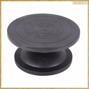 Bàn xoay bánh xe Điêu khắc đất sét mô hình Đồ gốm bằng tay đa chức năng Bàn xoay Bàn khắc bàn xoay Bàn gốm Bánh xe màu đen
