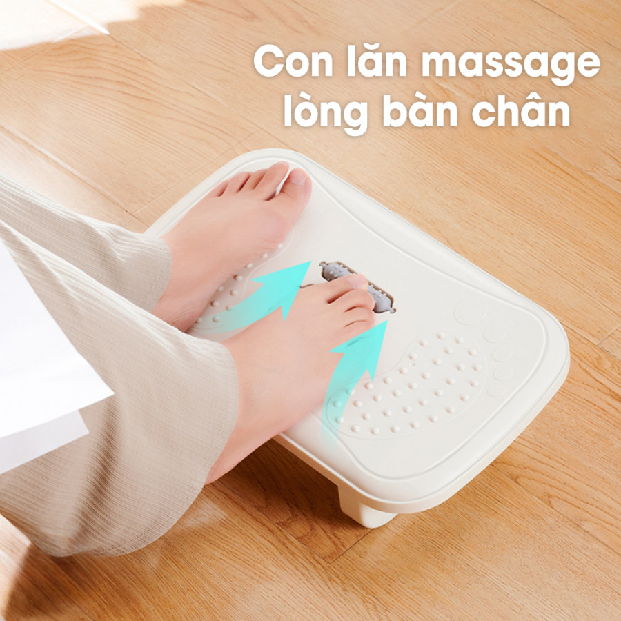 Ghế Gác Chân Massage Công Thái Học HomeMate, Kệ Kê Chân Văn Phòng Gaming Thư Giãn Giảm Mỏi Chân