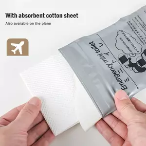 XOITOP 700ml Túi Đi Tiểu Khẩn Cấp Di Động Dùng Một Lần Nước Tiểu Ô Tô Nôn Unisex Túi Vệ Sinh VN