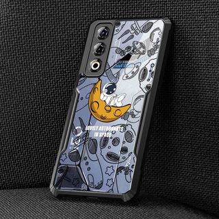 Ốp Điện Thoại Acrylic Cho Nubia Neo 5 Pro 5 3 2 1 4G 5G Ốp Lưng Nubia Neo 3 5 GT Với Họa Tiết Sang Trọng Khung Đen Siêu Mỏng Cứng Chống Trầy Xước Vỏ Bảo Vệ K07-10