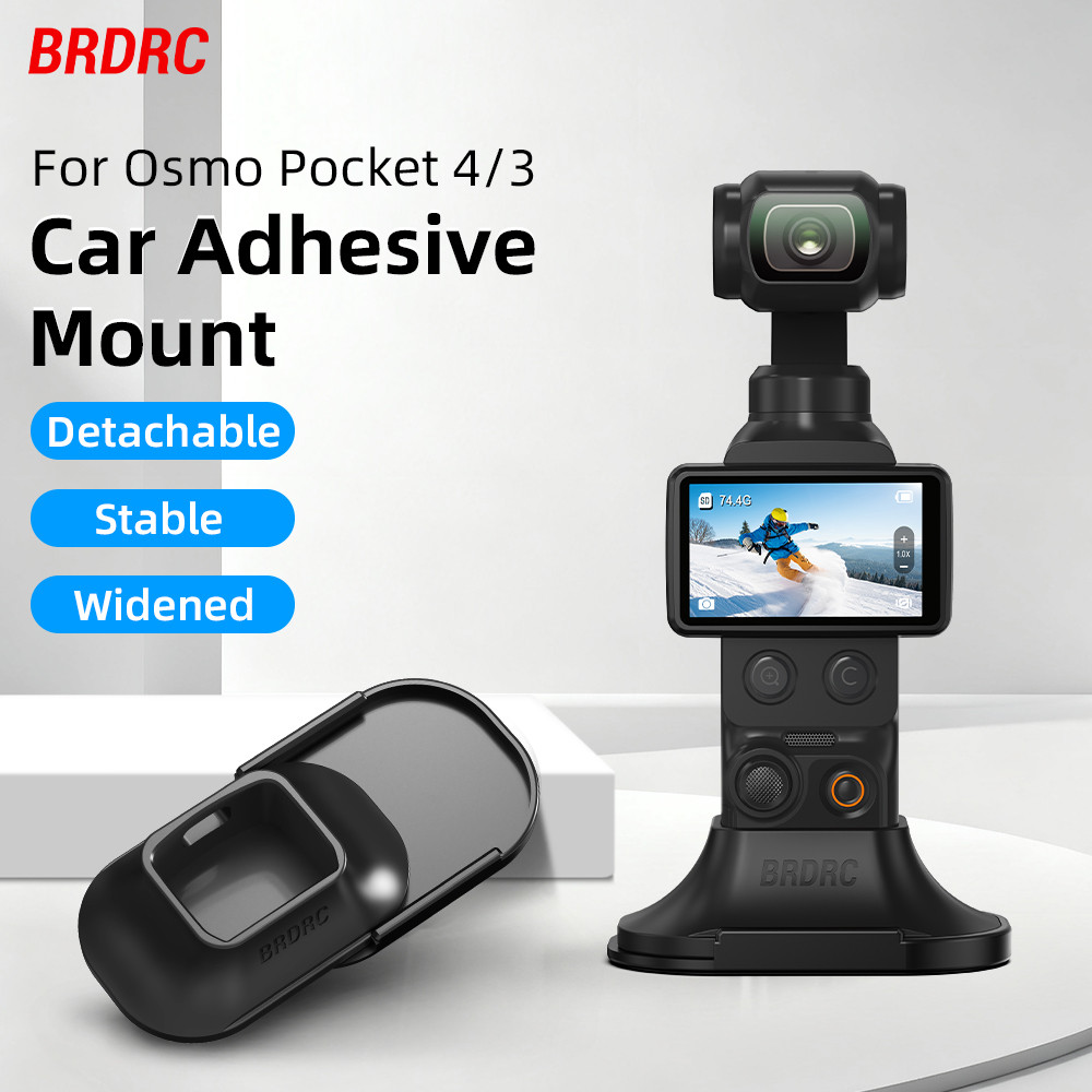 Dành Cho DJI OSMO POCKET4 / 3 gimbal Để Bàn Đế Silicon Xe Hơi Phát Trực Tiếp Phụ Kiện Giá Đỡ Cố Định
