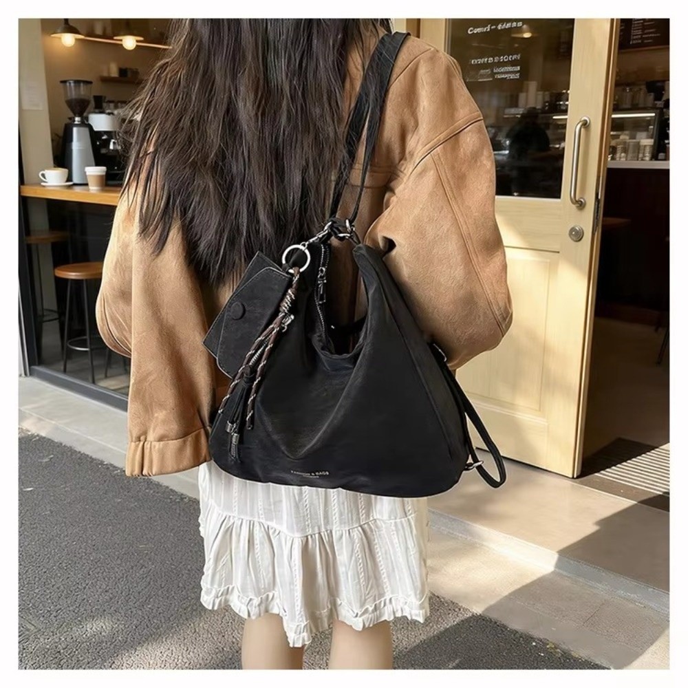 HOBBYIN Túi đeo vai HOBBYIN, Túi đeo chéo đa chức năng dung tích lớn, Túi Tote nhẹ thông thường dành cho nữ