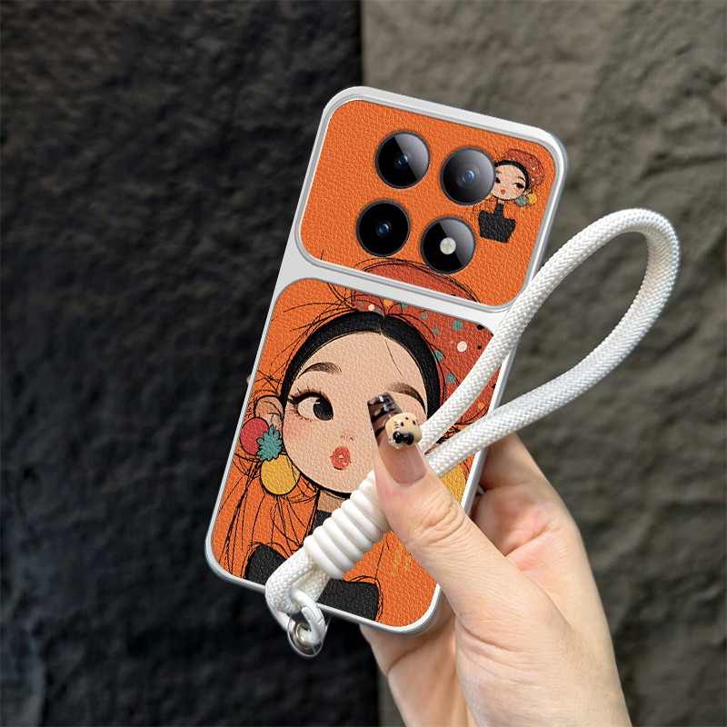 Ốp Lưng PBZZ Cho REDMI NOTE 15 4G NOTE 15 PRO poco M8 PRO 5G Vỏ Điện Thoại Lo Âu Vỏ Mềm Silicon Chống Sốc Thiết Kế Mới Thẩm Mỹ Hoạt Hình Dễ Thương Có Dây Buộc Cho Bé Gái TBDTMD1