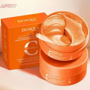 HFSHY 80 chiếc Mặt nạ mắt BIOAQUA Crystal Collagen Chống quầng thâm Chống nhăn Dưỡng ẩm Chống lão hóa Miếng dán mắt Chăm sóc da mắt VN