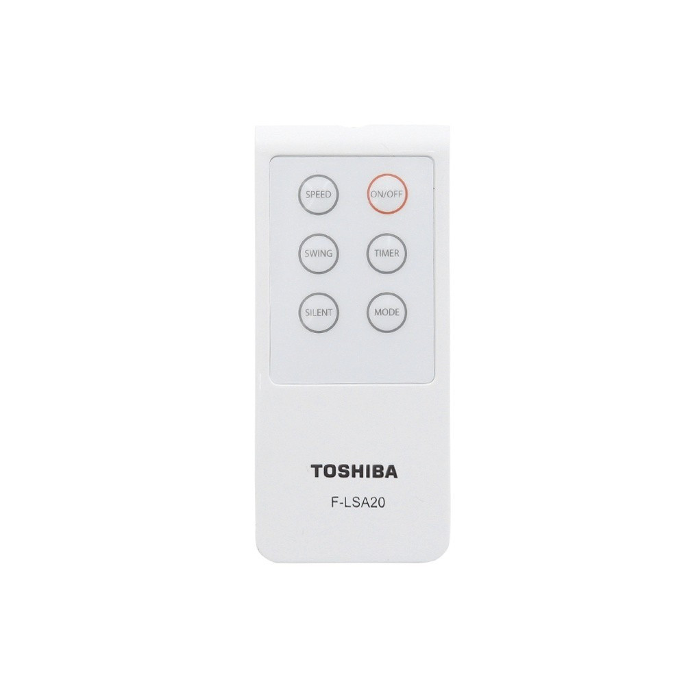 Quạt cây đứng Toshiba F-LSA20(W)VN | điều khiển từ xa, hẹn giờ tắt, 60W, bảo hành 12 tháng