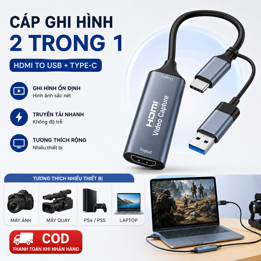 Capture card - Giá Tốt, Miễn Phí Vận Chuyển, Đủ Loại | Shopee Việt Nam