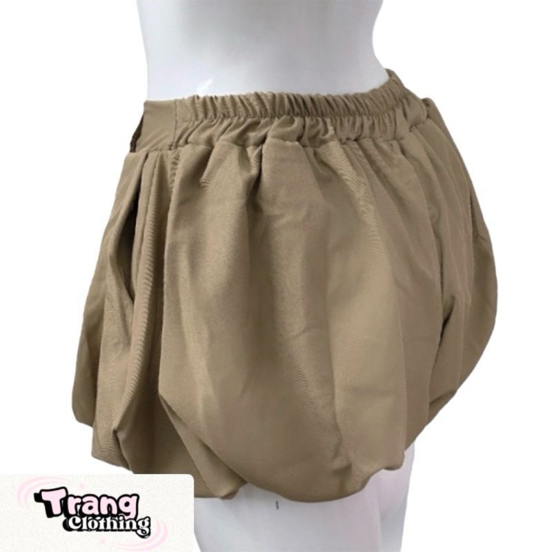 Quần Bí Phồng Cạp Trễ Quần Giả Váy Hack Dáng - SamHi Closet