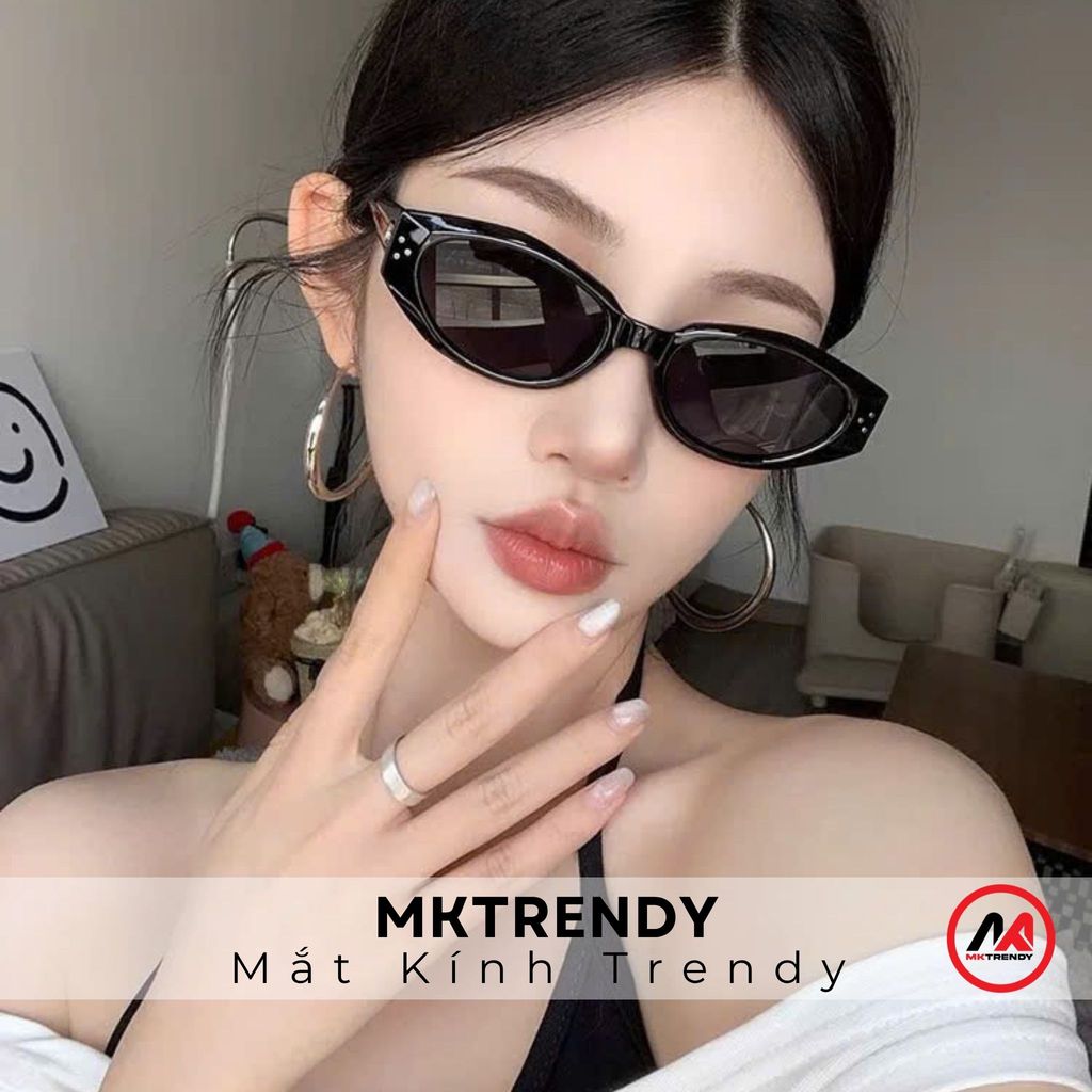 [Võ Hà Linh x MKTRENDY] Kính râm mắt mèo T1 chống tia UV tặng túi đựng kính khăn lau kính