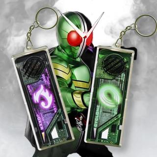 Móc Khóa  Keychain Gaia Memory Kamen Rider Double W Cyclone phụ kiện trang trí chibi dễ thương quà tặng