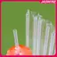 JASMINE 500 Chiếc DIY Ống Hút Nhựa Dùng Một Lần Ngắn Trong Suốt Đầu Nhọn Mỏng Ống Hút Uống Hàng Hóa Phụ Kiện Nhà Bếp JASMINE