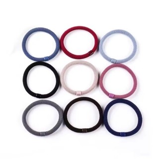MIKYCO 5 CÁI Scrunchies, Trang trí kiểu tóc Phối màu Dây buộc tóc, Dây buộc tóc dệt kim đàn hồi cao đa năng dành cho nữ Cô gái