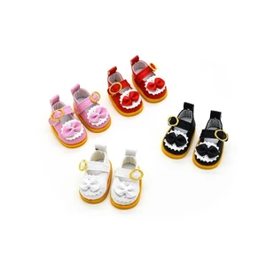 Lingna Belle Mặt Dây Chuyền Giày 6 Điểm bjd 10 / 15CM Búp Bê Cotton 17cm Labububububu Da Giày