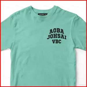 YB1 Haikyuu Áo Aoba Johsai Trường Trung Học Tay Ngắn Đồng Phục Áo Oikawa Tooru Tee Trang Phục Hóa Trang BY1