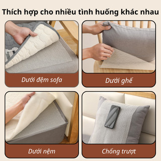 Tấm Lót Cố Định Thảm, Ga Giường, Đệm Chống Trượt, Miếng Lót Silicon Bám Dính Tốt, Cắt Tùy Chỉnh