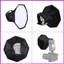 Máy Ảnh Flash Khuếch Tán Macro Chụp Ảnh Ánh Sáng Softbox Đèn Tốc Độ Hình Bát Giác Softbox Ánh Sáng Softbox Cho Đèn Tốc Độ lyuvn