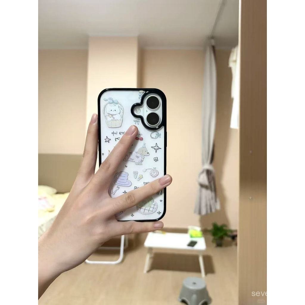 Ốp Điện Thoại Thích Hợp Cho iPhone 7 8 X XS XR XSMAX 11 12 13 14 15 16 17 Pro max Plus Air Happy Dog Party Vỏ Bảo Vệ Chống Sốc Chống Sốc Bao Gồm Tất Cả VOZ5