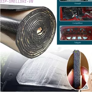 Thảm lót cách âm Phụ kiện tiếng ồn Bạc cho mui xe ô tô Ống điều hòa không khí