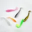 PYCOU 20 Mồi Câu Cá, Thiết Kế Đuôi T Micro Mềm Đuôi T Giun Mồi, Hình Giun 5.5cm Mồi Nhân Tạo Bass Câu Cá