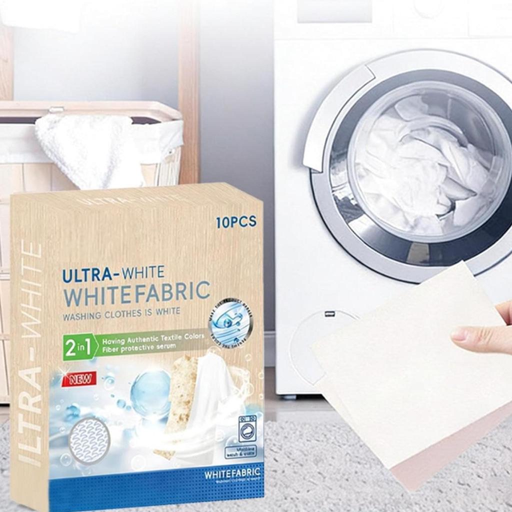 Thuốc Nhuộm Trắng Cho Quần Áo 10 Tờ Tự Nhiên Tô Màu Phục Hồi Thuốc Nhuộm Trắng Cho Quần Áo Cotton Len Gỗ Vải