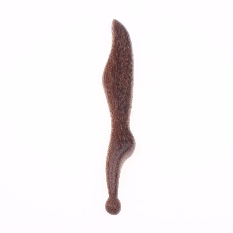Alittlesetrtu Dụng cụ bấm huyệt Gỗ đàn hương Massage kinh tuyến Sti để trị liệu cơ thể Thư giãn cơ bắp Máy mát xa chân cạo Gua Sha Self VN