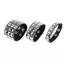 MAKY Lắc Tay Unisex Phong Cách Punk Gothic, Đinh Tán Rộng