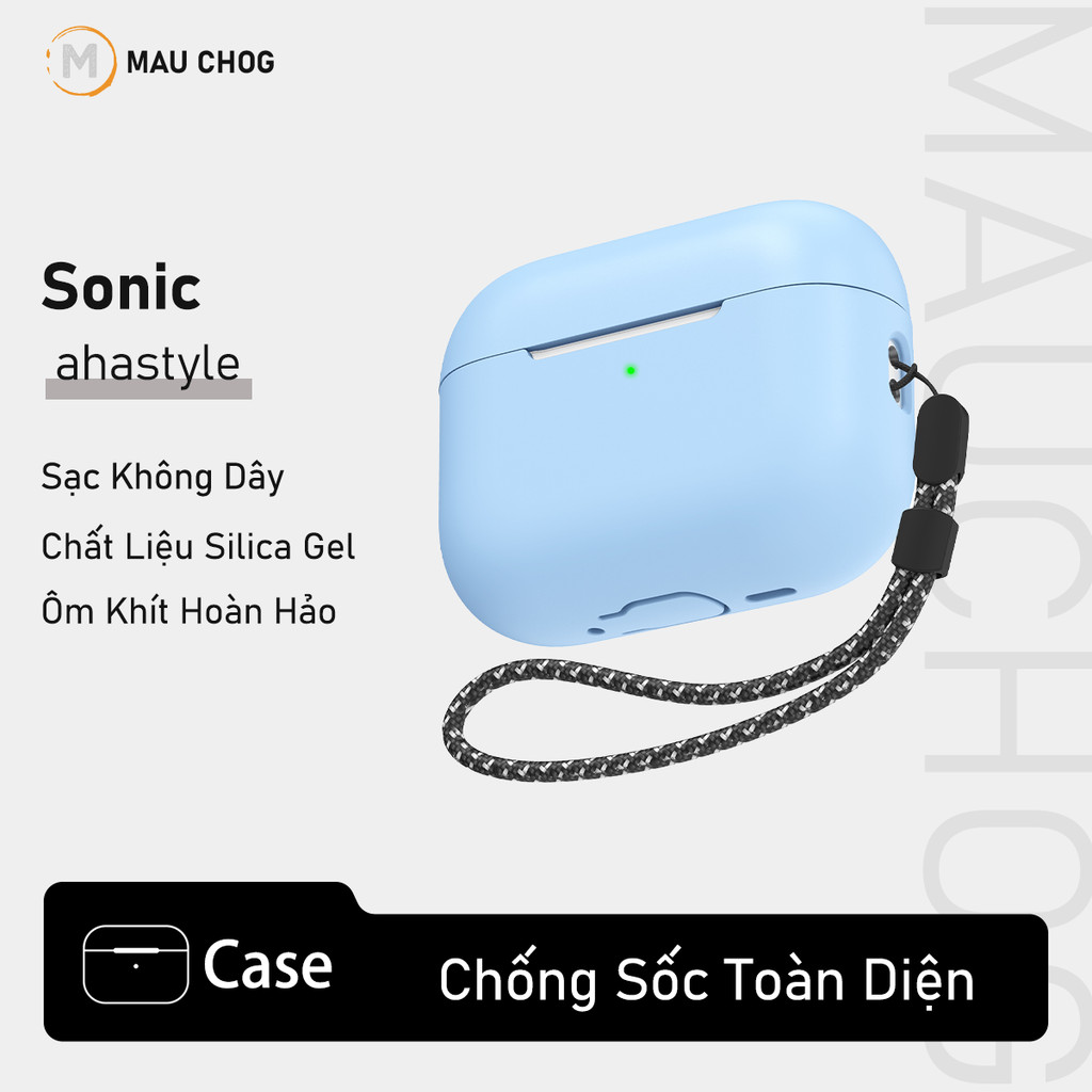 Ốp Lưng Trơn Basic Nhiều Màu Chất Liệu Silica Gel Mềm Mại Chống Bẩn Cho Airpods Pro 3 2 Airpods 4