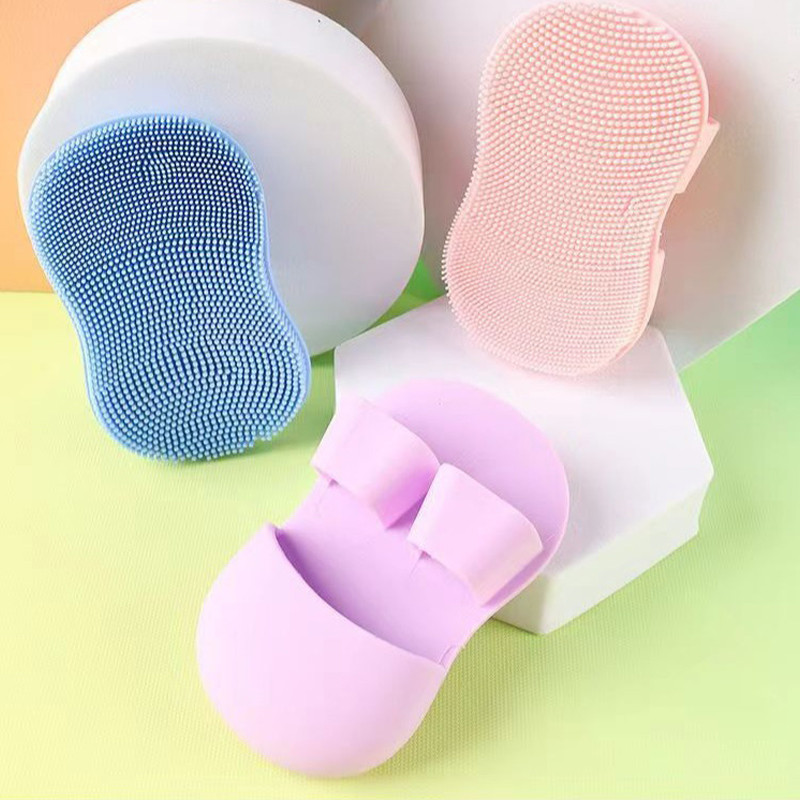 【Roshy】🍧Bàn Chải Rửa Mặt Silicon Bàn Chải Làm Sạch Chăm Sóc Da Mềm Mại Dụng Cụ Cọ Rửa Mặt Tiện Lợi