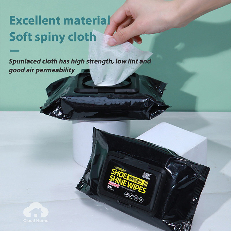 Khăn lau cao cấp Quick Wipe dùng để vệ sinh giày thể thao, giày trắng.