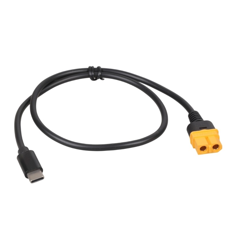 Cáp nguồn USB C sang XT60 phổ thông GODD 100W cho thiết bị và FPV